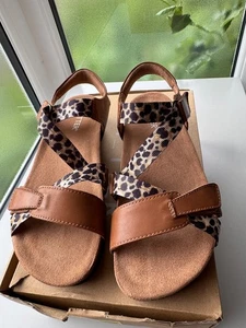 Hotter Tanaku II Sandals - Tan  Multi - Size  5.5 EXF (Wide) BNIB - Picture 1 of 5