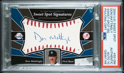 Don Mattingly Upper Deck Sweet Spot Signatures 2004 automático PSA auténtico automático 10 Foto 1 de 3