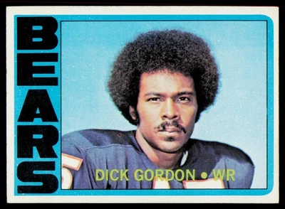 1972 Topps #223 Dick Gordon Chicago Bears Card - Image 1 of 2