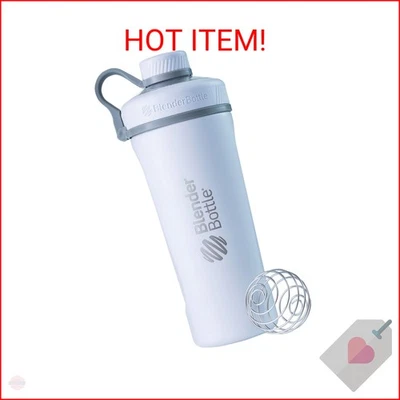 Botella de agua de acero inoxidable aislada con alambre BlenderBottle Radian Shaker Cup Foto 1 de 2