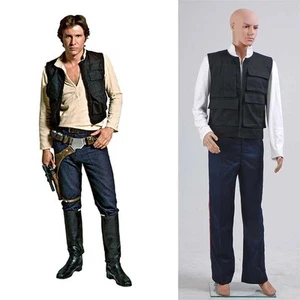 OFERTA Star Wars Anh a Hope Han Solo Traje Disfraz Disfraz Halloween Traje Uniforme - Imagen 1 de 8