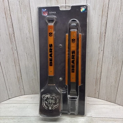 Juego de barbacoa Chicago Bears Spirit Series 3 piezas Sportula, tenedor, pinzas Foto 1 de 4