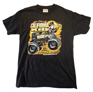 California Kid Straight Up Racing Youth Large 14 Graphic T-Shirt Black Hanes New - Picture 1 of 6