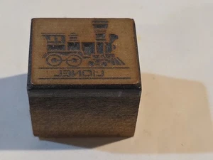 Early Lionel Train Engine Letterpress Ink Print Printer Block Stamp - Picture 1 of 3