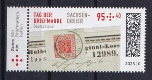 DEUTSCHLAND BRD Neuheit 4 September 2025 Serie Tag der Briefmarke Michel 3923 ** - Picture 1 of 1
