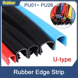 U-Shaped Sheet Metal Rubber Protective Strip, Sealing Strip Anti-Collision Strip - Picture 1 of 36