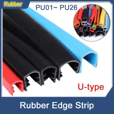 U-Shaped Sheet Metal Rubber Protective Strip, Sealing Strip Anti-Collision Strip - Image 1 of 4