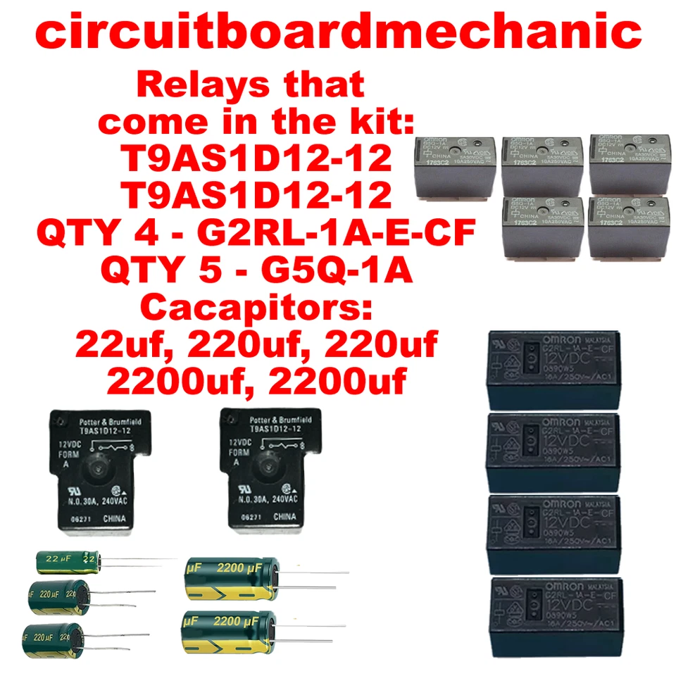 Kit de reparación WPW10119143 9760210 W10119143 Kit de tablero de control de horno de cocina Whirlpool Foto 1 de 1