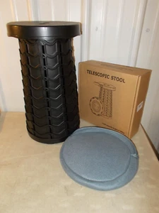 Portable Collapsible Stool with combo bag/seat cushion TelescopiC Stool Chair - Picture 1 of 4