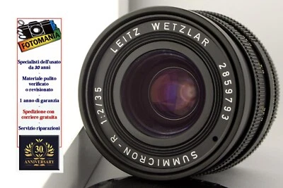 Leica Summicron R 35 F2 Excellent Refurbished Leica 12 Month Warranty - Image 1 of 4