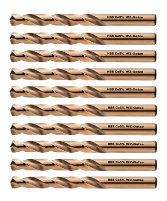 Profi Bohrer HSS E Co5% Spiralbohrer Cobalt Kobalt CO5% HSS-CO HSSE VA V2A WZG - Bild 1 von 4