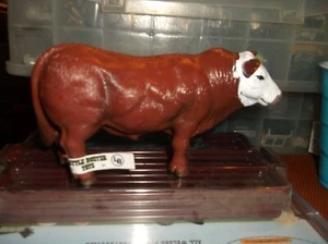 LITTLE BUSTER RED WHITE FACE BULL - Foto 1 di 1
