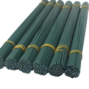 30/40cm Green Flower Stem Sticks DIY Floral Material Handmade Wire Stem Accessor - Picture 1 of 12