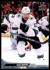 2022-23 UD Series 2 Base #395 Nick Bonino - San Jose Sharks