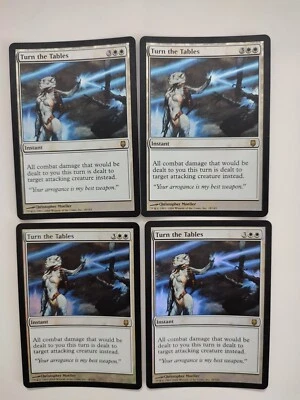 MTG 4X FOIL DARKSTEEL TURN THE TABLES NM MAGIC THE GATHERING RARE INSTANT WHITE - Image 1 of 4