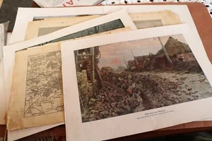 acht alte Seiten mit Bilder I. Weltkrieg  - Picture 1 of 13