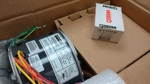 Trane MOT18960 Motor, 1/8 HP, 277VAC, 42Y Frame, 1050 RPM-3spd, w/Capacitor - Picture 1 of 4