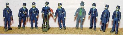 Victorian Edwardian Railway F7p PAINTED OO Scale Langley Models People Figures - Image 1 of 3