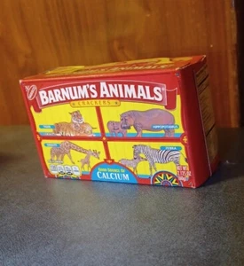 Nabisco Barnums Animal Crackers Box Cage Background Barnum's NEW DISCOUNTINUED - Picture 1 of 2