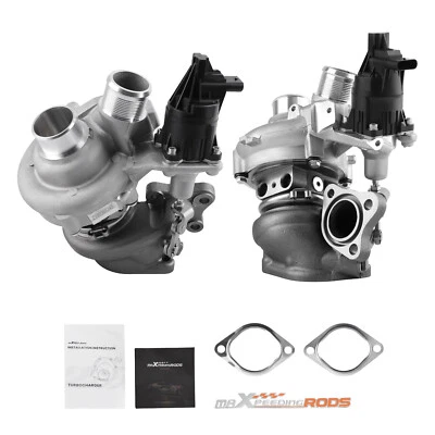 Twin Turbo Billet Turbocharger for Ford F150 Expedition Navigator 3.5L 2018-2023 - Image 1 of 4