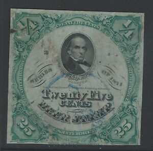 Bigjake: REA-22c,  25 cent Beer Stamp - Series of 1871