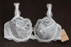 Nwt Chantelle 3621 " Eternelle " 2-part Demi Pizzo Reggiseno, Avorio, Sposa - Picture 1 of 5