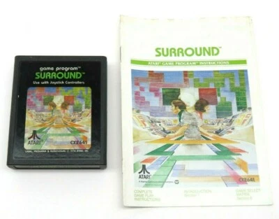 Surround (Atari 2600, 1977) By Atari (Cartridge & Manual) NTSC #3 - Image 1 of 4