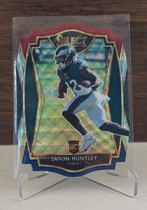 2020 Select #199 Jason Huntley Tri-Color Die Cut Premier Level Rookie Eagles - Picture 1 of 2