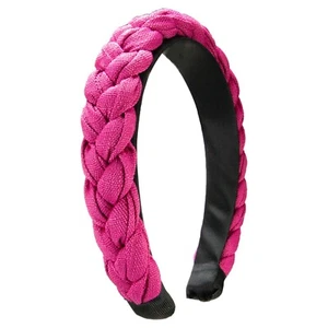 Alpenflüstern Leinen Haarreif Flechtoptik fuchsia pink Trachten Damen - Bild 1 von 2