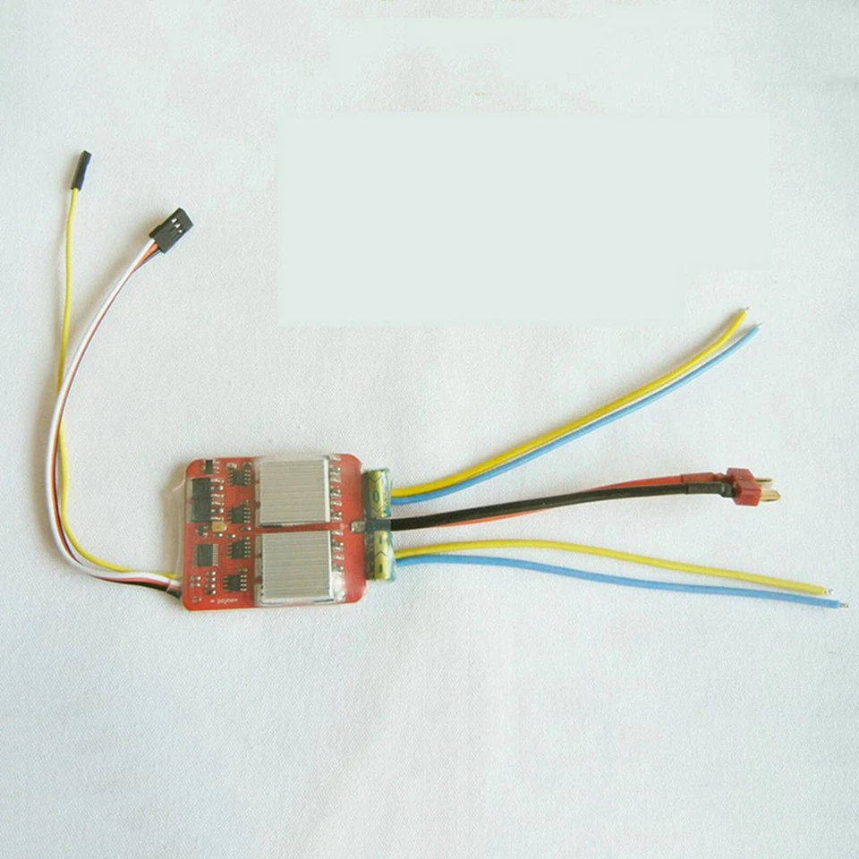 Silent Brushed ESC Dual Two-Way 40A x 2 Quiet ESC for RC Track Tank Boat Motor - Image 1 of 4