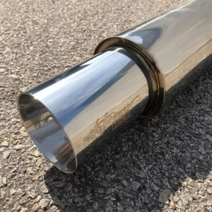 Universal Single Exhaust HKS OEM HI-POWER MUFFLER 11" Inlet 2.5 Outlet 4 Inches - Foto 1 di 7