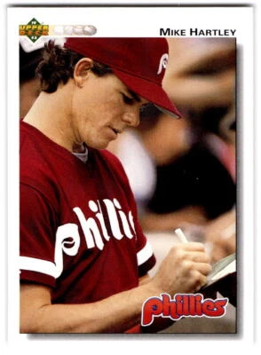 Mike Hartley 1992 Upper Deck #613 Philadelphia Phillies - Image 1 of 2