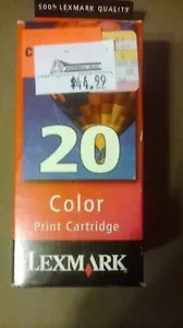 Lexmark 20 Color Ink Cartridge-New - Picture 1 of 1