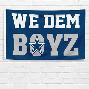 For Dallas Football Fans 3x5 ft Flag WE DEM BOYZ Banner - Picture 1 of 12