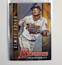 2017 TOPPS BOWMAN DEFINING MOMENTS BASEBALL ROYCE LEWIS  C6