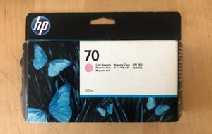 Oryginalny atrament HP 70 - LIGHT MAGENTA / Z2100 Z3100 Z3200 Z5200 (Z VAT) W PUDEŁKU - Zdjęcie 1 z 1