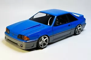 RC Body Car Drift 1:10 Ford Mustang Fox GT Fastback Hatch 90 style APlastics New - Picture 1 of 12