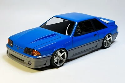 RC Body Car Drift 1:10 Ford Mustang Fox GT Fastback Hatch 90 style APlastics New - Image 1 of 4