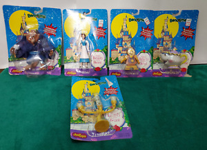 Beauty and the Beast Collection - 1992 Disney BendEms Figures - Sealed On Card