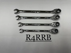 Snap-on Tools USA NEW 4pc Metric Reversible Ratcheting Wrench Set SOXRRM704A - Picture 1 of 13