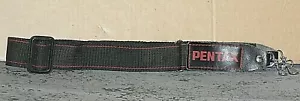 1980's Pentax Black Nylon Hippie Style Camera Strap A4366 - Picture 1 of 1