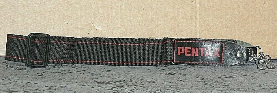 1980's Pentax Black Nylon Hippie Style Camera Strap A4366 - Image 1 of 1