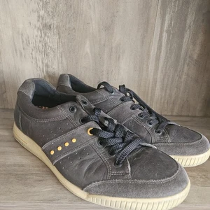 Ecco Street Premiere Mens Brown Leather Spikeless Golf Shoes Sz 43 (US 9-9.5) - Picture 1 of 11