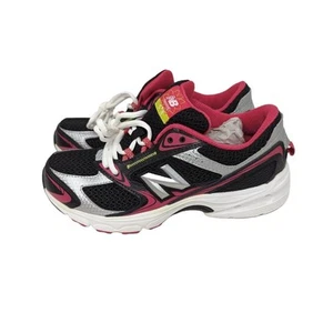 New Balance KJ553BPY Black Pink  553 Running Shoes Sneakers Trainers Youth Sz 5 - Picture 1 of 10