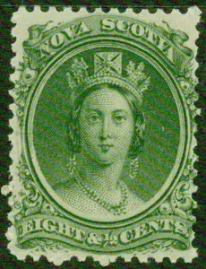 NOVA SCOTIA-1860-1863 – 8 ½ ¢– F ** - Picture 1 of 1
