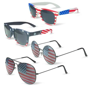 【4 Pairs】 4th of July Glasses Sunglasses 4th of July Accessories for Women - Picture 1 of 7