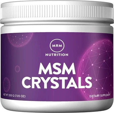 MRM Nutrition MSM Crystals | Mezcla de bebidas de metil-sulfonil-metano | Salud articular | Foto 1 de 4