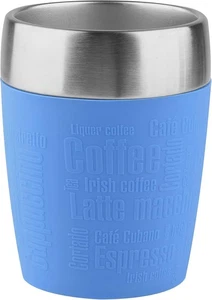 Emsa 514515 Isolier-Trinkbecher 200ml Dreh- Trinkverschluss wasserblau Travelcup - Bild 1 von 6