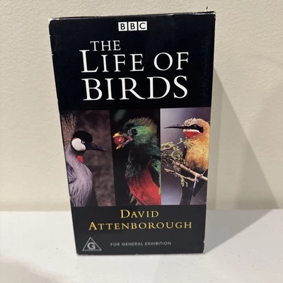 The Life of Birds Box Set 3 VHS Tapes BBC David Attenborough  ABC Video - Image 1 of 4
