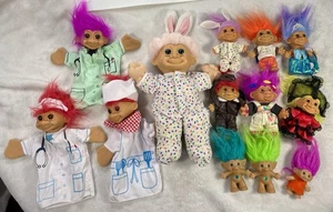 Vintage Troll Puppen/Puppen Konvolut (insgesamt 13) - Bild 1 von 7